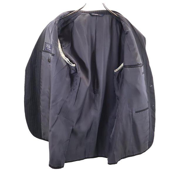 Polo by Ralph Lauren Made In Japan Wool Stripe Long Sleeve Tailored Jacket Men's Used