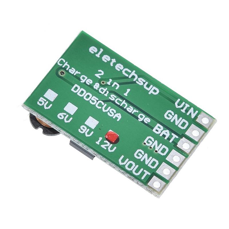 1Pcs DC-DC Step-Up Voltage Regulator 3.7V To 5V/6V/9V/12V DD05CVSA 1S Lithium Battery Boost Converter Module For DIY Power Bank