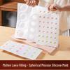 15-Cavity Spherical Silicone Baking Mold