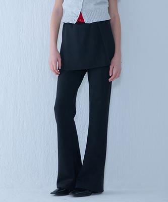 Kamino Skirt Bootcut Pants Black