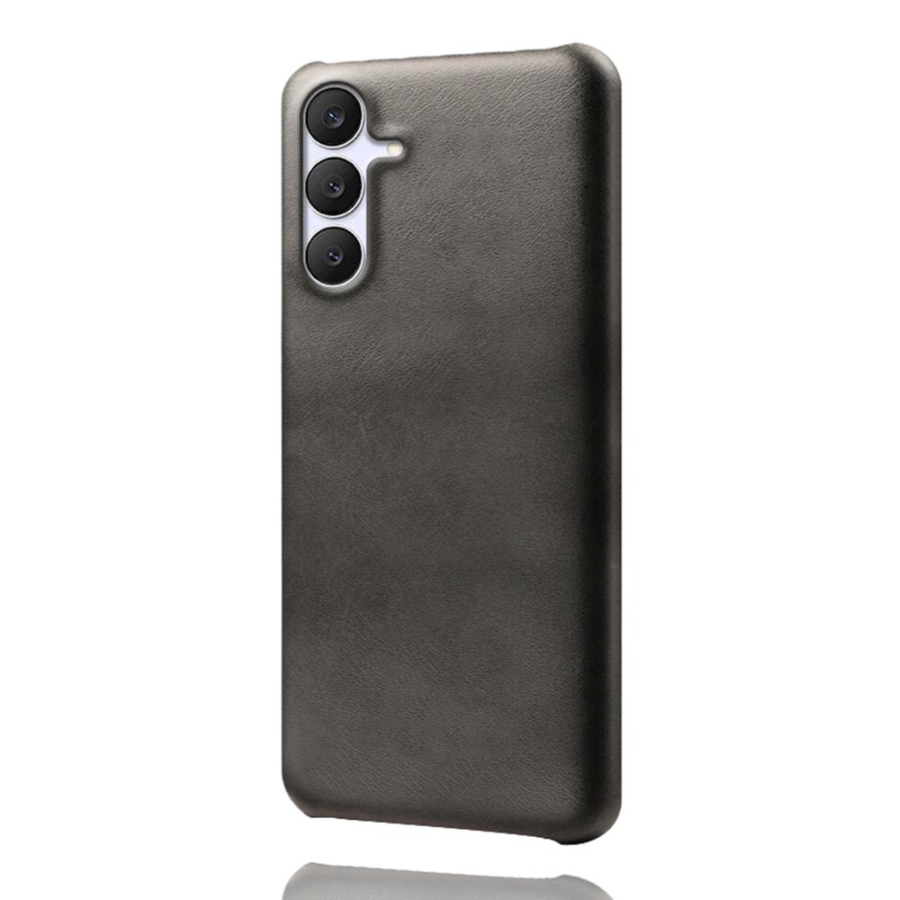 For Samsung Galaxy S25 FE Case Calf Texture PU Leather Hard PC Protective Phone Cover