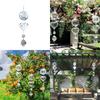 Wind Chime Bird Deterrents 3D Rotating Reflective Spinners Weatherproofed Garden Decoration For Crop Protecting