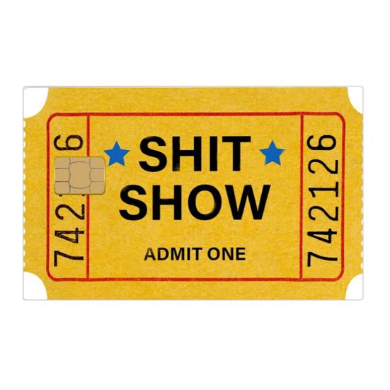 Credit Card Skin Sticker Cover Funny Debit Card Decal Wrap for Bank Metro Key Card Debit Credit Card