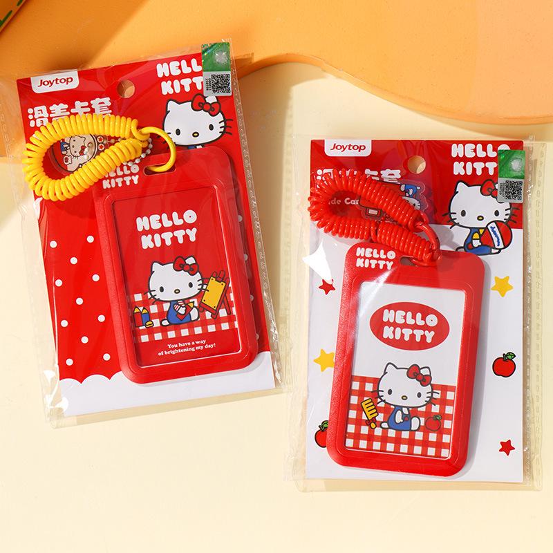 

Прозрачный выдвижной держатель для ID-карты и бейджа Sanrio Hello Kitty