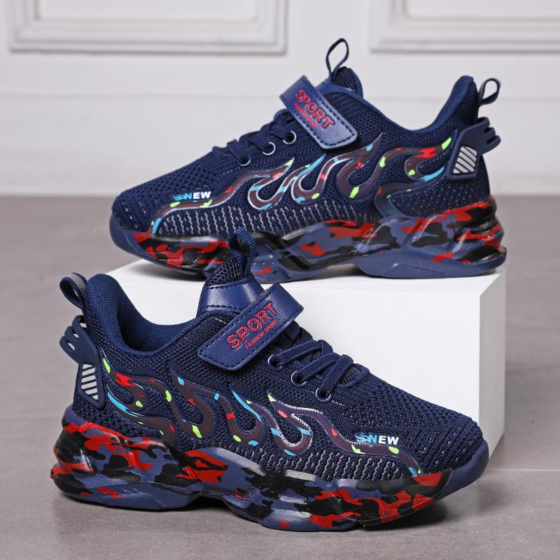 Boys Running Shoes Design Children Sneakers Mesh Kids Casual Sneakers 7-12 Years Children Sneakers for Boys