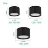 Nordic Modern Surface Mounted Downlight LED Ceiling Light Spotlight Three Light Color Conversion LED Downlight Indoor Lighting