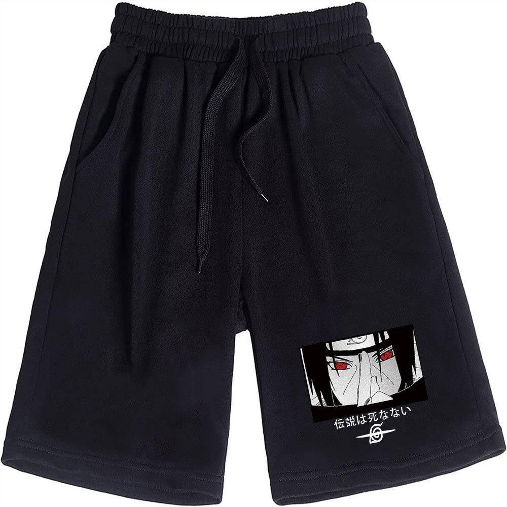 Summer Casual Shorts, Men's and Women's Loose Micro-elastic Printed Sports Five-point Pants