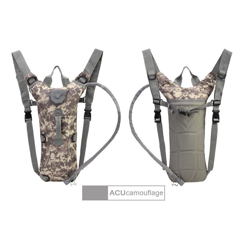 Plecak turystyczny 3L Worek na wodę Hydration Wojskowy taktyczny plecak z bukłakiem Hydration Plecak do jazdy konnej Plecak kempingowy Piesze wycieczki