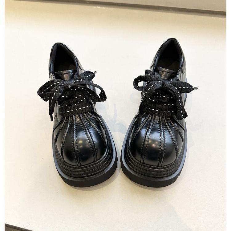 Shell head comfortable platform muffin height increase ugly cute big head shoes children 2025 spring and autumn new good-looking casual shoes