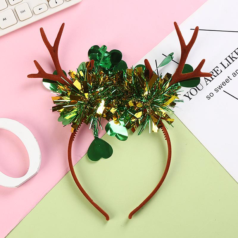 Christmas Reindeer Antler Headband - Festive Hair Accessory for Women & Children