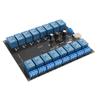 16 Channel Relay Board USB Serial Port Control Switch SPDT Relay Module for ON OFF Electrical Equipment 7‑38V