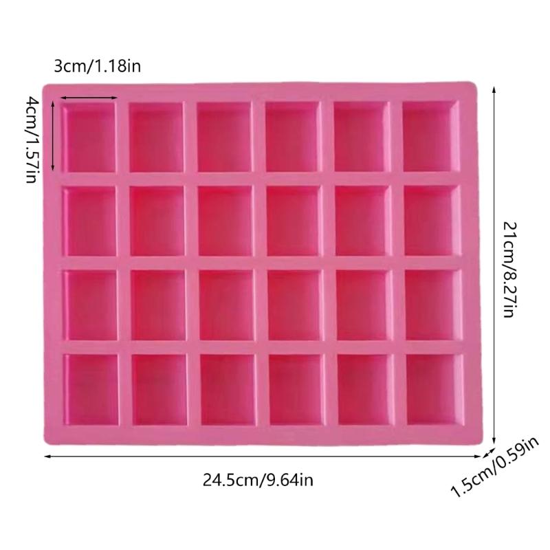 Convenient Silicone Mold Chocolate Crafting Moulds Practical Cake Bakings Molds Rectangular Chocolate Molds Decors