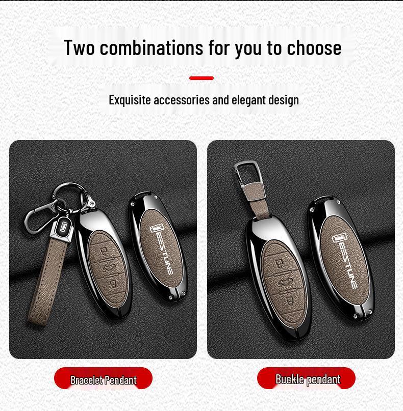 FAW Besturn B70 Car Key Cover: New 2024 T55 Remote Shell with Premium M9 T90 Metal Buckle