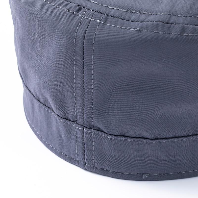 Men's Plus Size Quick-Drying Flat Top Hat - Trendy, Warm & Versatile for Autumn/Winter