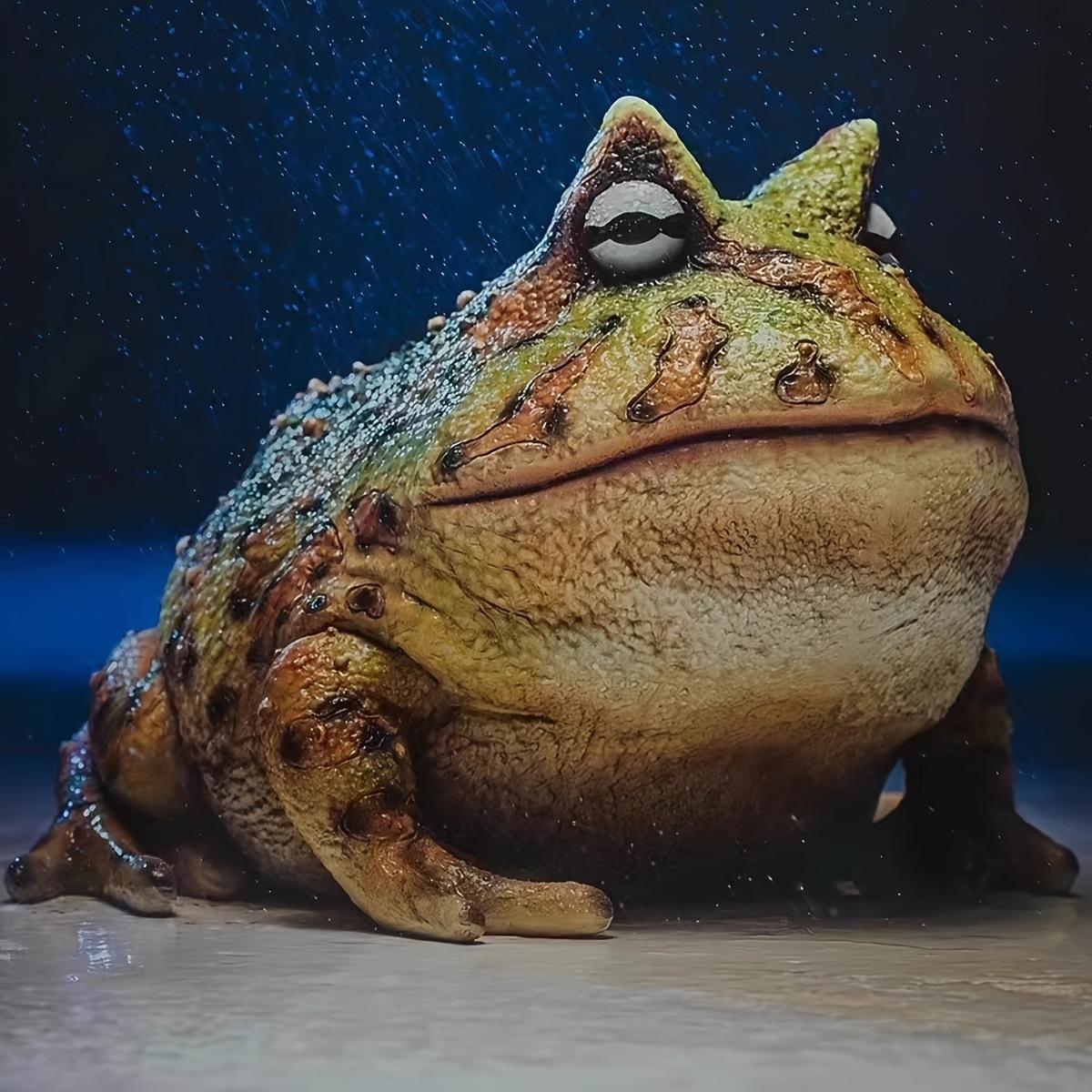 

Resin Frog Statue, Outdoor Courtyard Art Decoration, Home Desktop Porch Decoration, Multifunctional Decoration