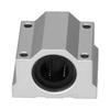 SCS25UU Slide Block Linear Motion Bearing Ball Aluminum Alloy Closed Linear Bearing Slide Block for