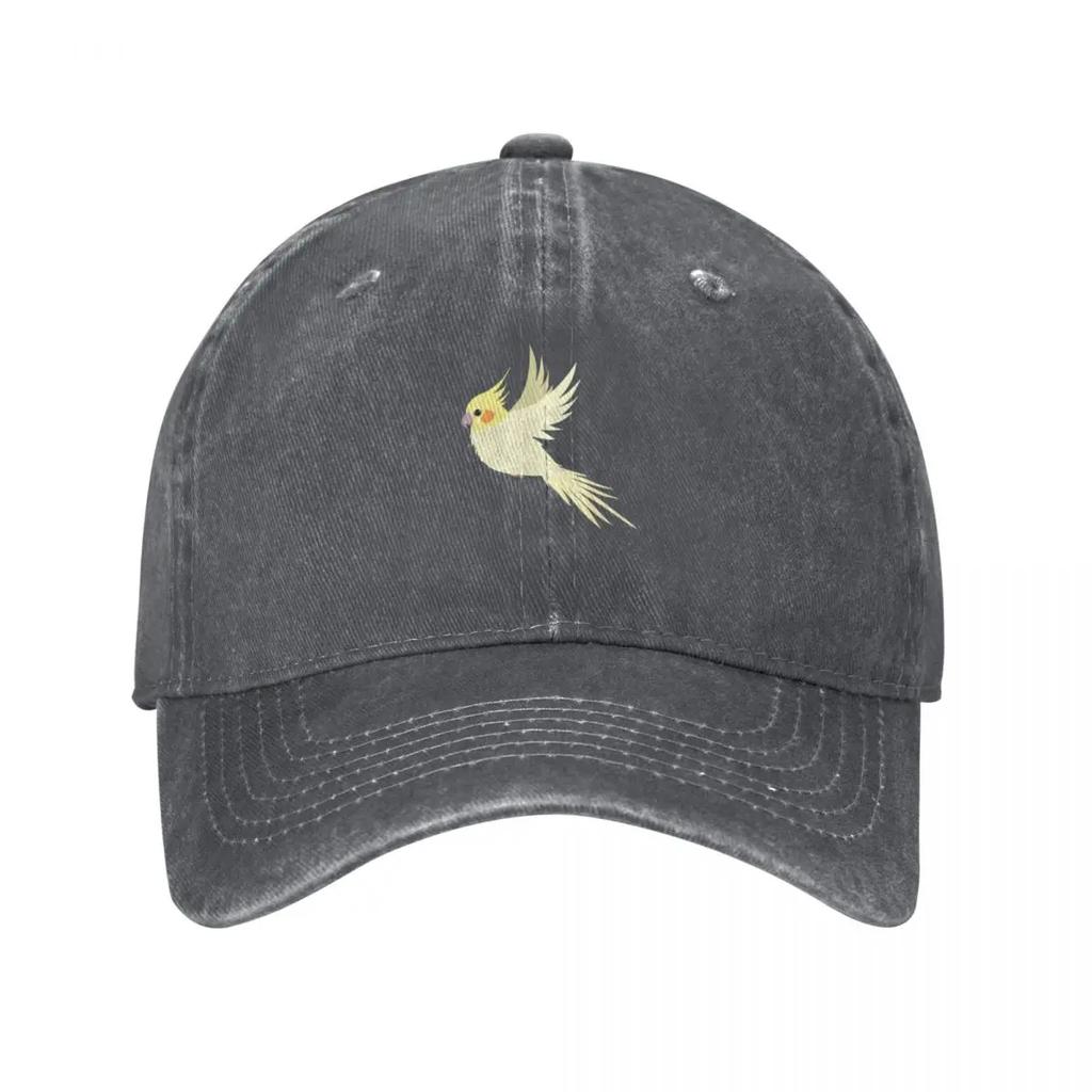 Fliegende Nymphensittich Baseballkappe Kinderhut schwarz Sonnenschutzmütze Anime Hut Damen Strand Outlet Unisex
