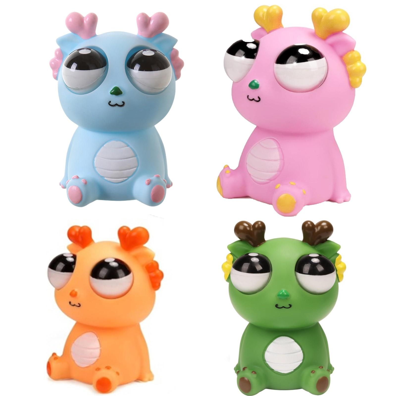 

Милая игрушка-дракон для снятия стресса с выпученными глазами 4 мл One Size