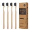 1PC/4PCS Bamboo Toothbrush for Adult,Biodegradable Toothbrush Soft Bristles,10000 Soft Natural Bristle Toothbrush Oral Hygiene