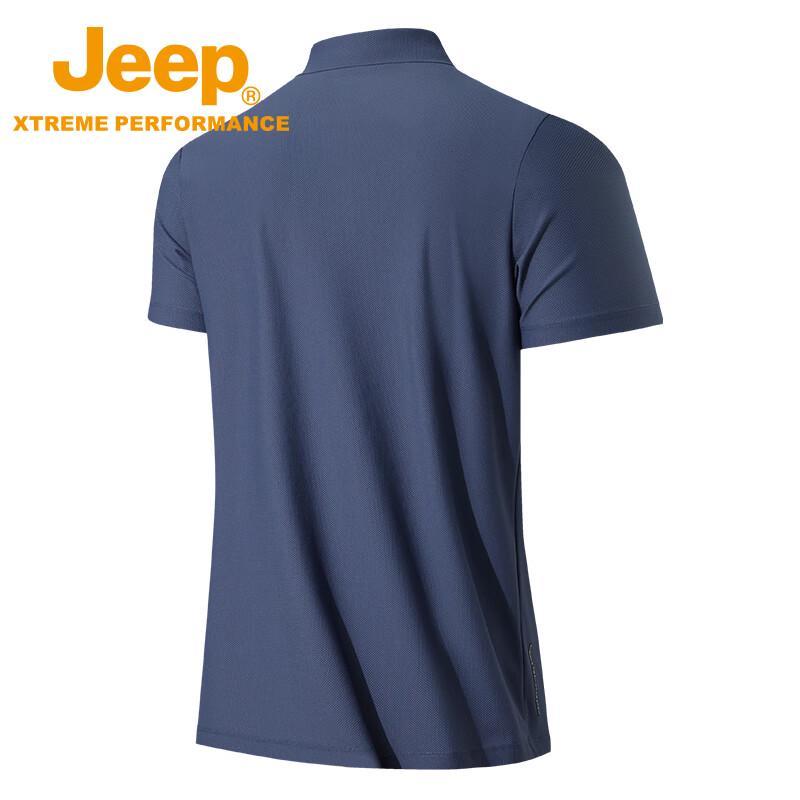 Jeep Men's Ice Silk Quick-Dry Polo Shirt