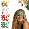 Christmas Party Prop Hair Hoop, Non-Slip Headband with Adjustable 2027 Digital Star And Number Design, Parent-child Holiday Accessory for New