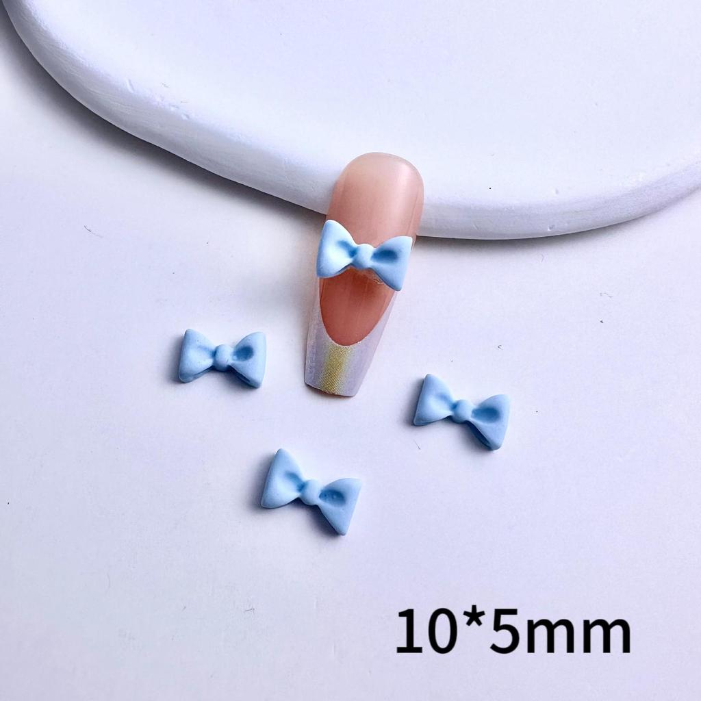 New Resin 3D Bow Tie Nail Art Accessories Cute Mini Handmade DIY Materials for Girls