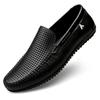 Fashion Genuine Leather Male Comfortable Driving Shoe Loafers Men Classic Stylish Men Shoes Wedding Handmade Men Casual Business Shoes