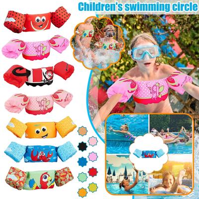Folulus Children's Life Jacket Cartoon Swimming Vest Back Button  Life Jacket