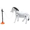 Funny Electric Horse Model Plastic horse-drawn vehicle  Children Early Learning Tool