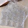 12 Grids Mini Mix Nail  Diamond Shine Nail Art Decorations Accessories Round Nail Gems  Manicure Charms