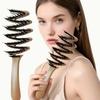 Portable Bristle Hair Brush Massage Comb Fluffy Styling Detangling Static-Free Hair Care Pork Rib Comb Professional Salon Tool