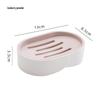 Plastic Drainable Soap Dish Set