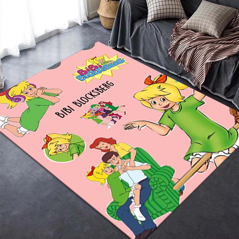 2026 NEW Bibi Blocksberg Carpet Rug for Living Room Bedroom Home Sofa Decoration,Kids play Non-slip Floor Mat