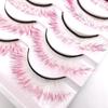 Colorful Colored Fake Eyelashes 3D Manga False Lashes Unique Fake Eyelashes  Party