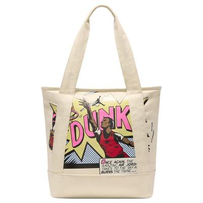 Baumwoll-Tragetasche, Einkaufstasche, Umhängetasche, Handtasche Unisex Beige Jordan HQ7243-799