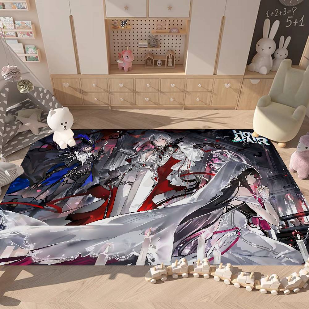 

Genshin Impact Song Of The Welkin Moon Hallway Carpet Washable Non-Slip Living Room Sofa Chair Area Mat Kitchen Doormat Area Rug 40x60cm