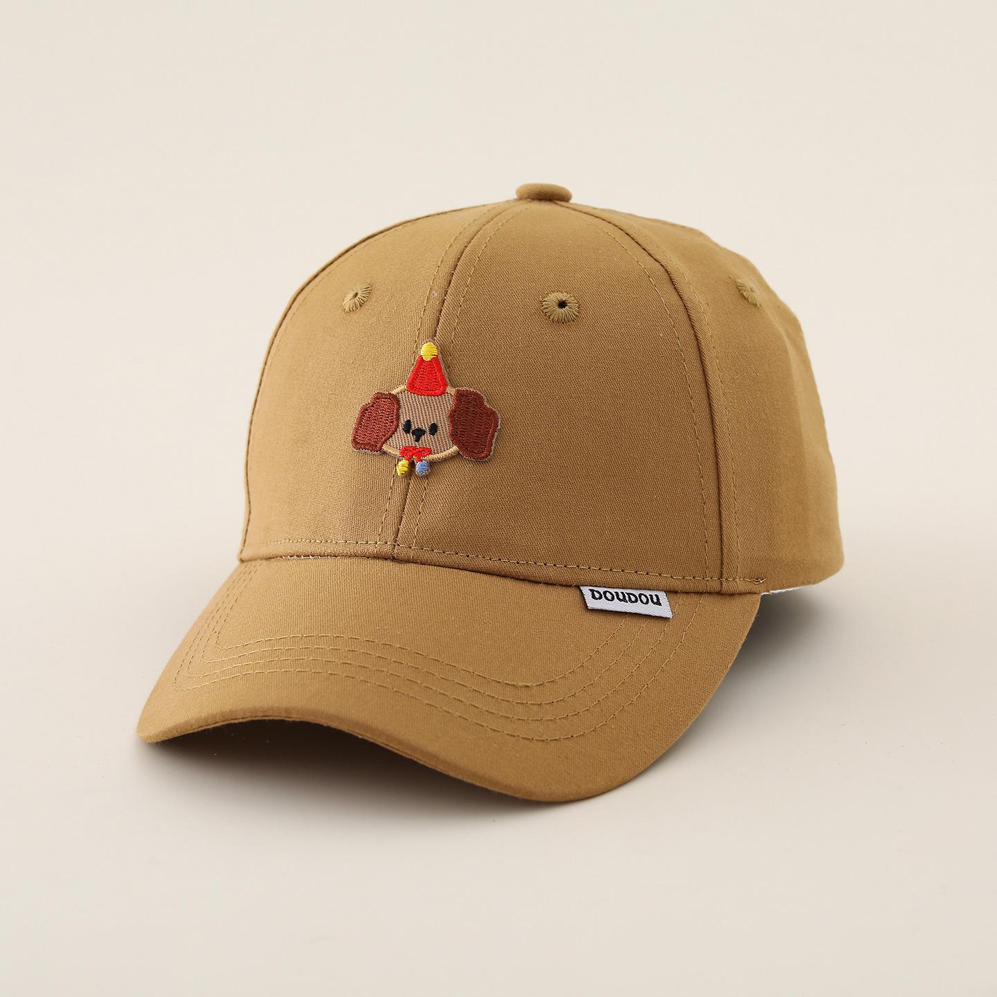 

Kids Duckbill Cap 50-24cm 2-7 Years Fashion Cartoon Hip Hop Dog Red Hood Girls Hat Children Snapback Baseball Cap 50-54CM&2-7 Years темно-коричневого кольору