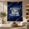 Decorative Tapestry,Dallas Cowboys Printed Wall Art, Lightweight Wall Hanging For Bedroom Background