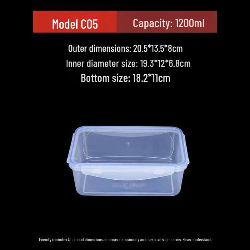 Yude Microwavable Plastic Food Storage Container