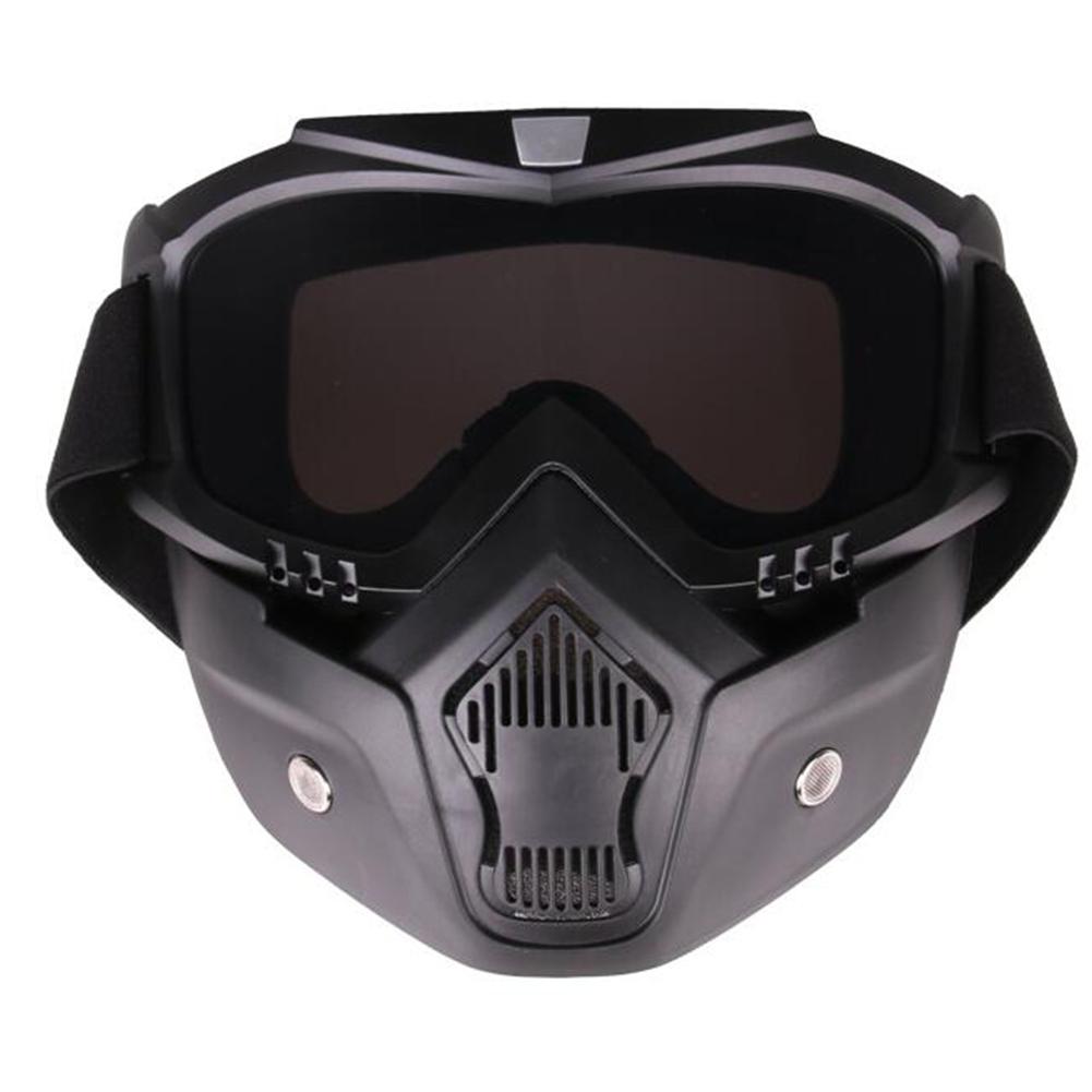 Detachable Anti-fog Mask Goggles Helmet Goggles for Riding Ski Motorcycle