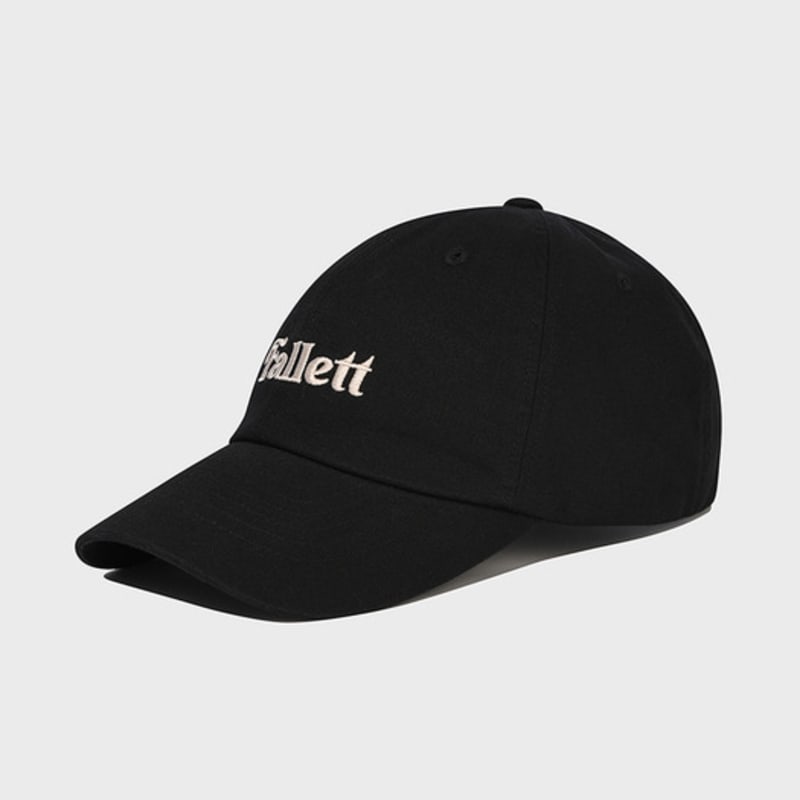 FALLETT Story Logo Ball Cap Black