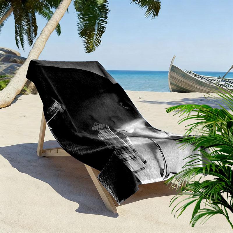 Noah Print Beach Towel, Large Soft Quick Dry Towel for Beach Camping Swimming