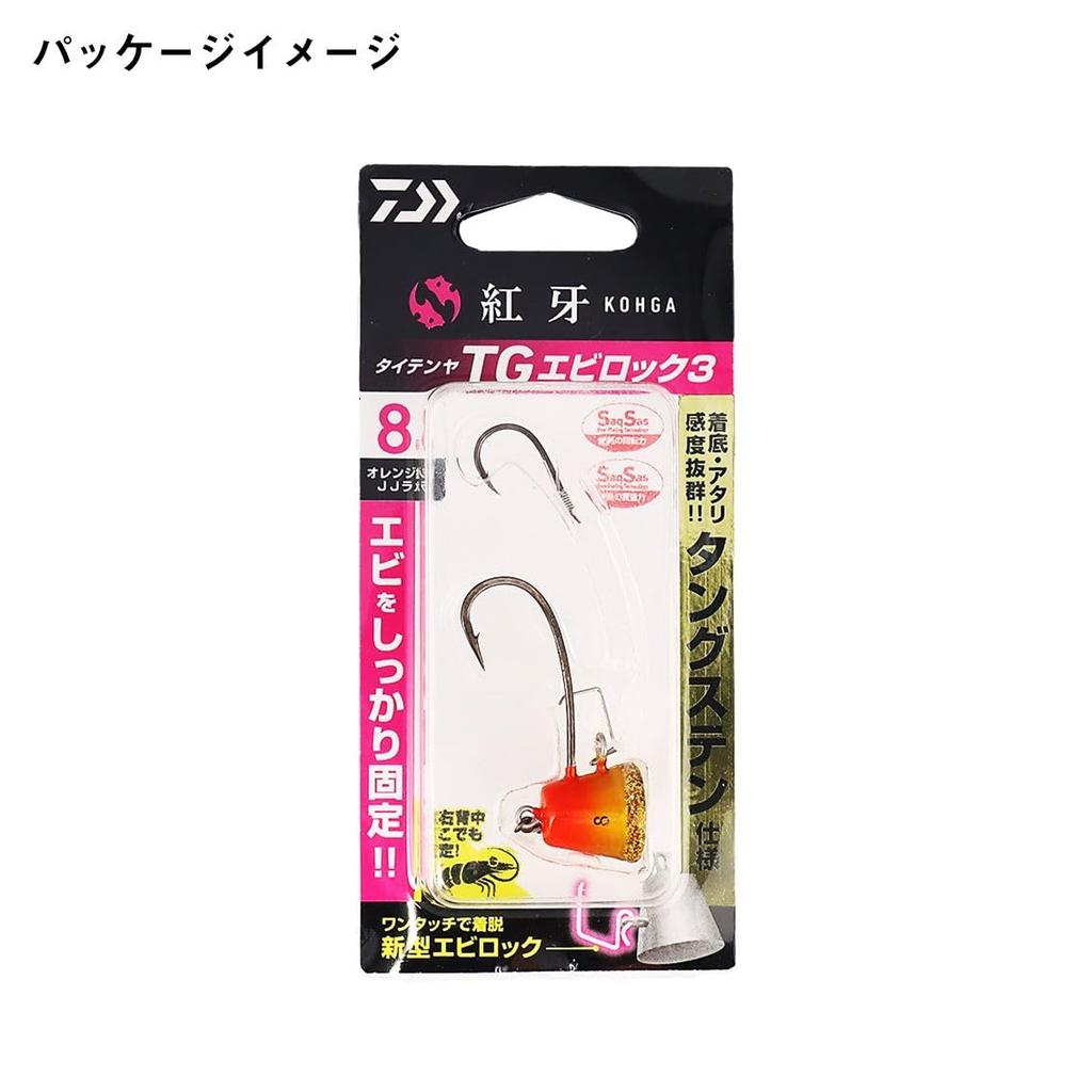 Daiwa Tungsten Hitotsutenya Kouga Taitenya SS TG Ebirock Size Red Lame 3, 6, Gold/JJ