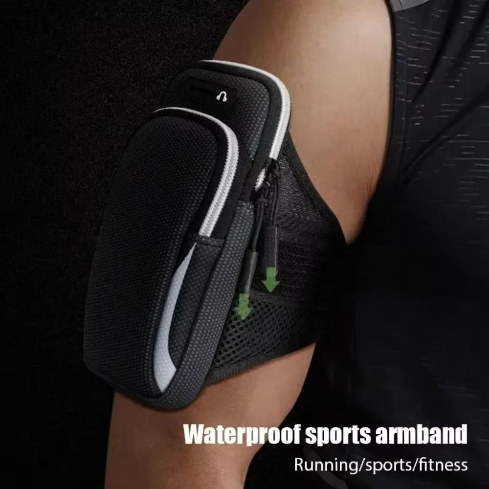 Adjustable Strap Running Arm Bag Breathable Mesh Sports Armband New Phone Arm Bag Fitness