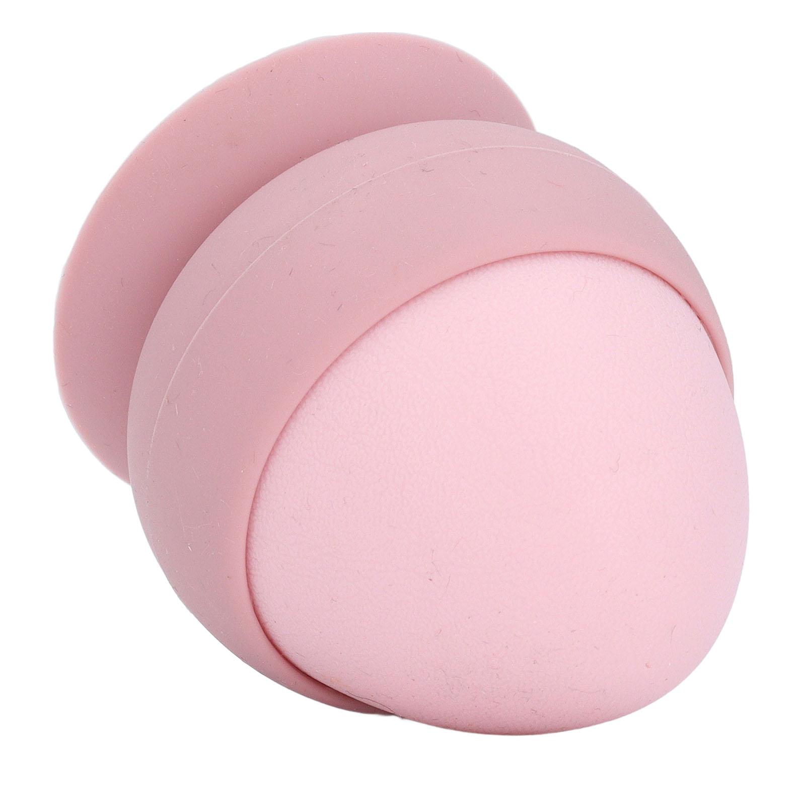 

Массажный мяч с присоской для фасции, съемный триггерный мяч, твердый силиконовый массажер для ног розовый