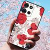 For Motorola Moto G15 4G/ G15 Power/G75 5G 3D Relief Flower Emboss Soft Silicone Cases Back Cover with 3D Flower Patter for G15