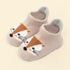 6 Pairs Cotton Baby  Boat Socks For Boys Girls Low Cut Floor Kids Toddler Sock With Rubber Grips