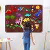 Felt Boards Wall Hanging Cartoon Pattern Story DIY Board Toy