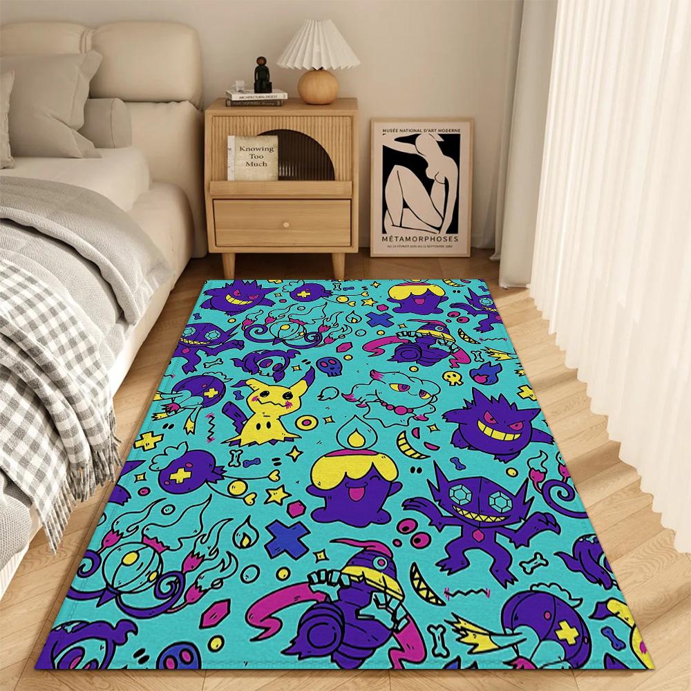 

Fashion Entrance Mat Living Room Rugs Decoration P-Pokemon Balcony Super Absorbent Bathroom Rug Bedrooom Carpet for Kitchen Door 40x60cm