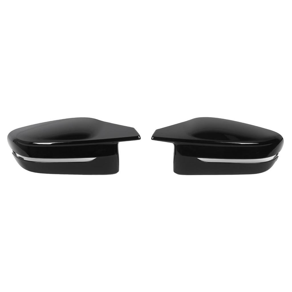 Rearview Mirror Cover Trim M3 G80 Style Bright Black Door Mirror Caps for 3 Series G20 LHD 2020 To 2024